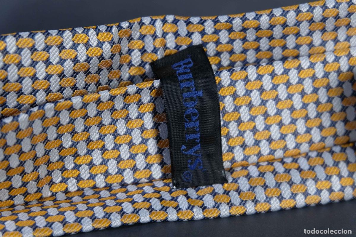 Vintage: Corbata 100% seda Burberrys - Foto 6