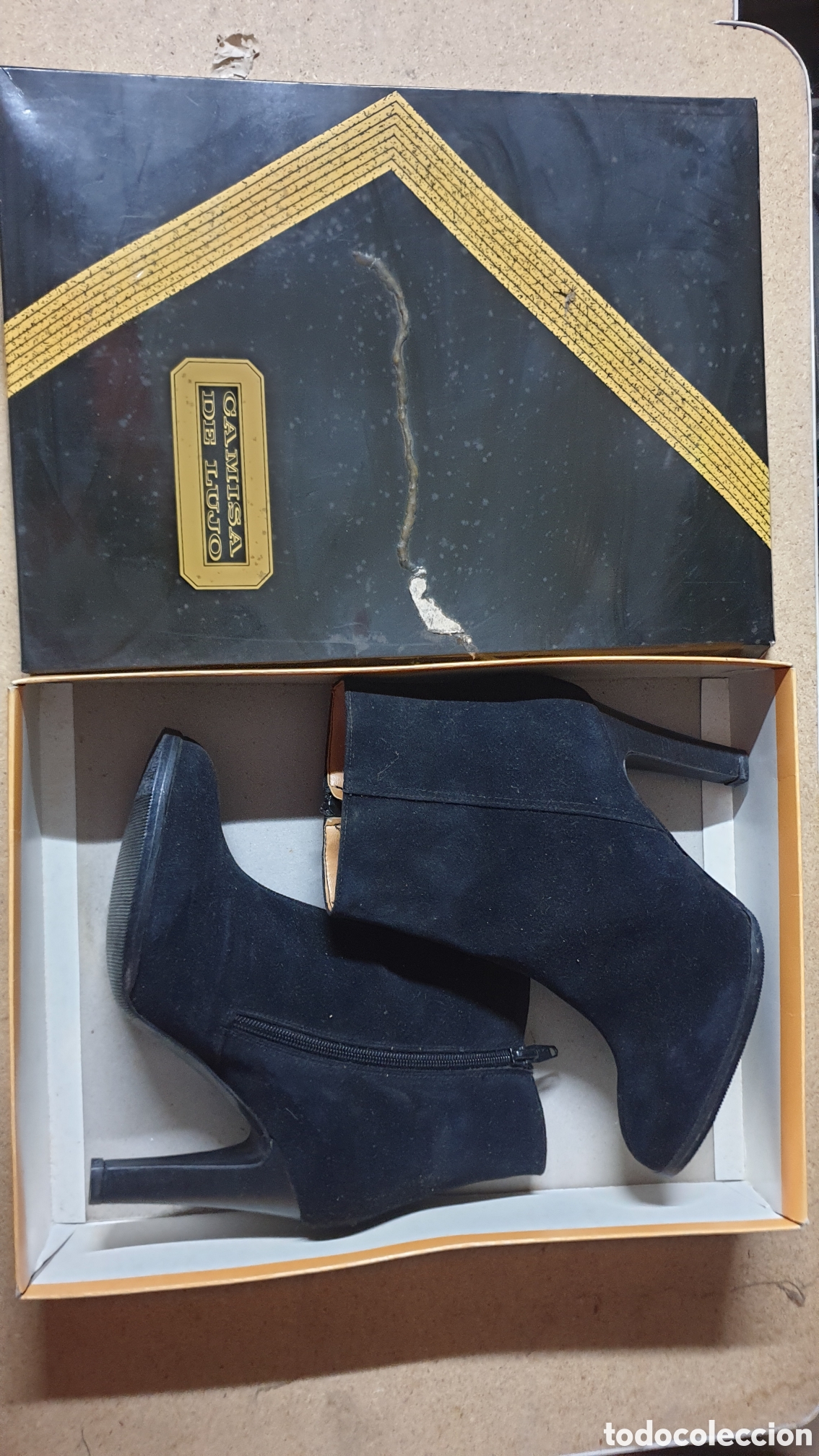 Vintage: BOTAS ANTE NEGRAS TALLA 36 - Foto 3