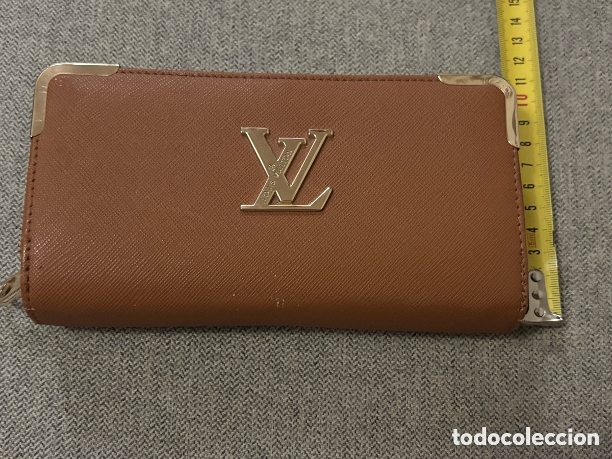 Vintage: Cartera monedero LV marr&oacute;n - Foto 2