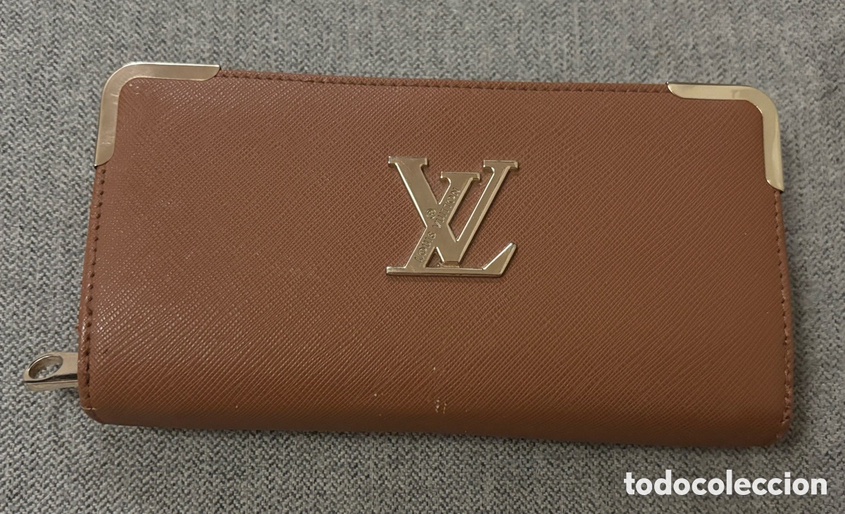 Vintage: Cartera monedero LV marr&oacute;n - Foto 7