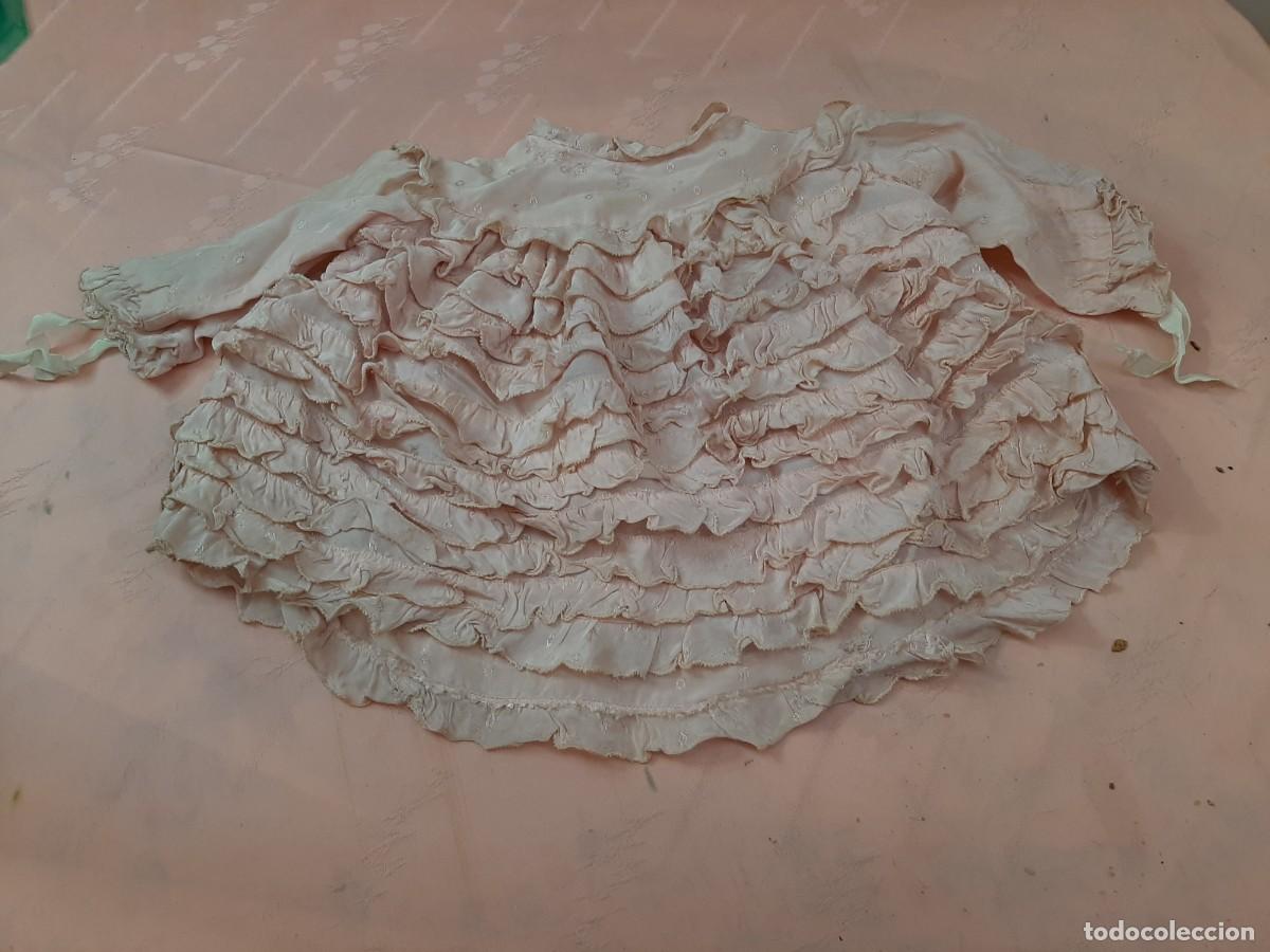 Vintage: 2 CAMISAS DE ALGODON BORDADAS CON ENCAJE - Foto 3