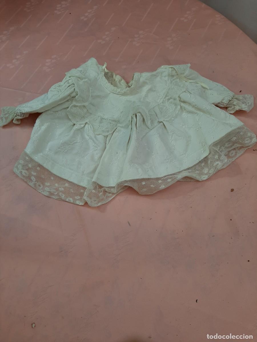 Vintage: 2 CAMISAS DE ALGODON BORDADAS CON ENCAJE - Foto 4