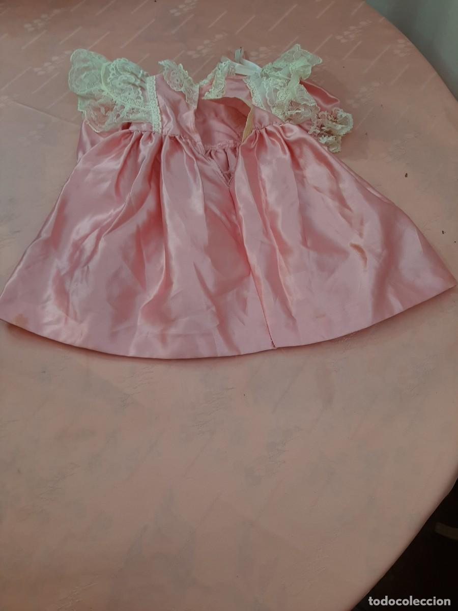 Vintage: VESTIDO DE TELA CON ENCAJE - Foto 2