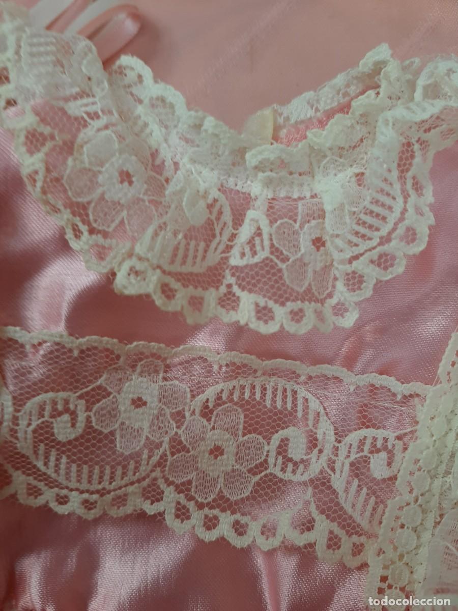 Vintage: VESTIDO DE TELA CON ENCAJE - Foto 3