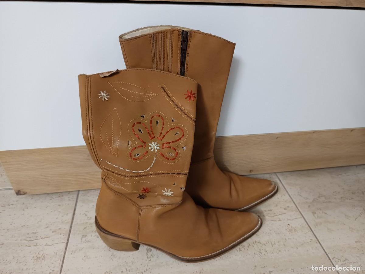Vintage: BOTAS MUSTANG SIZE 39 DE PIEL - Foto 16