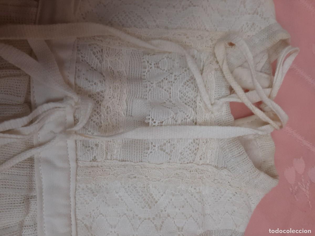 Vintage: FALDON DE ALGODON CON ENCAJE - Foto 3