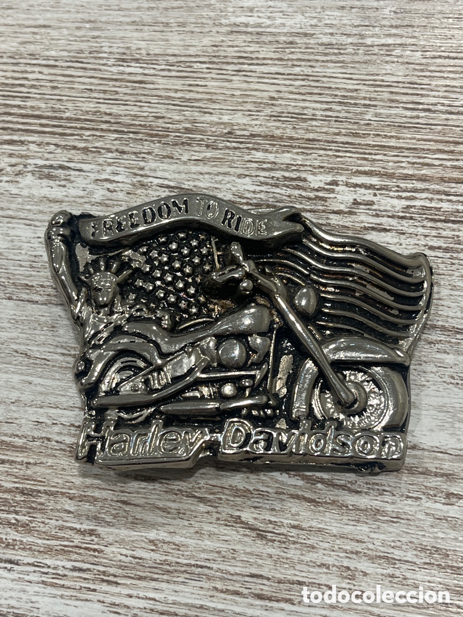 Vintage: Hebilla Harley Davidson Moto - Foto 1
