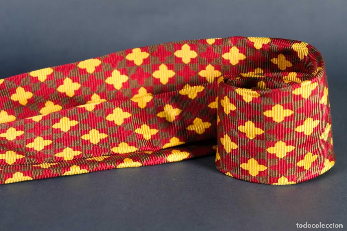 Vintage: Corbata 100% seda Burberrys - Foto 7