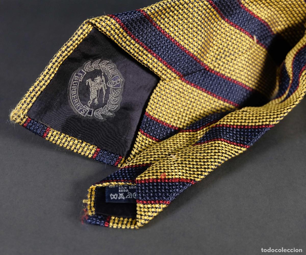 Vintage: Corbata 100% seda Burberrys - Foto 4