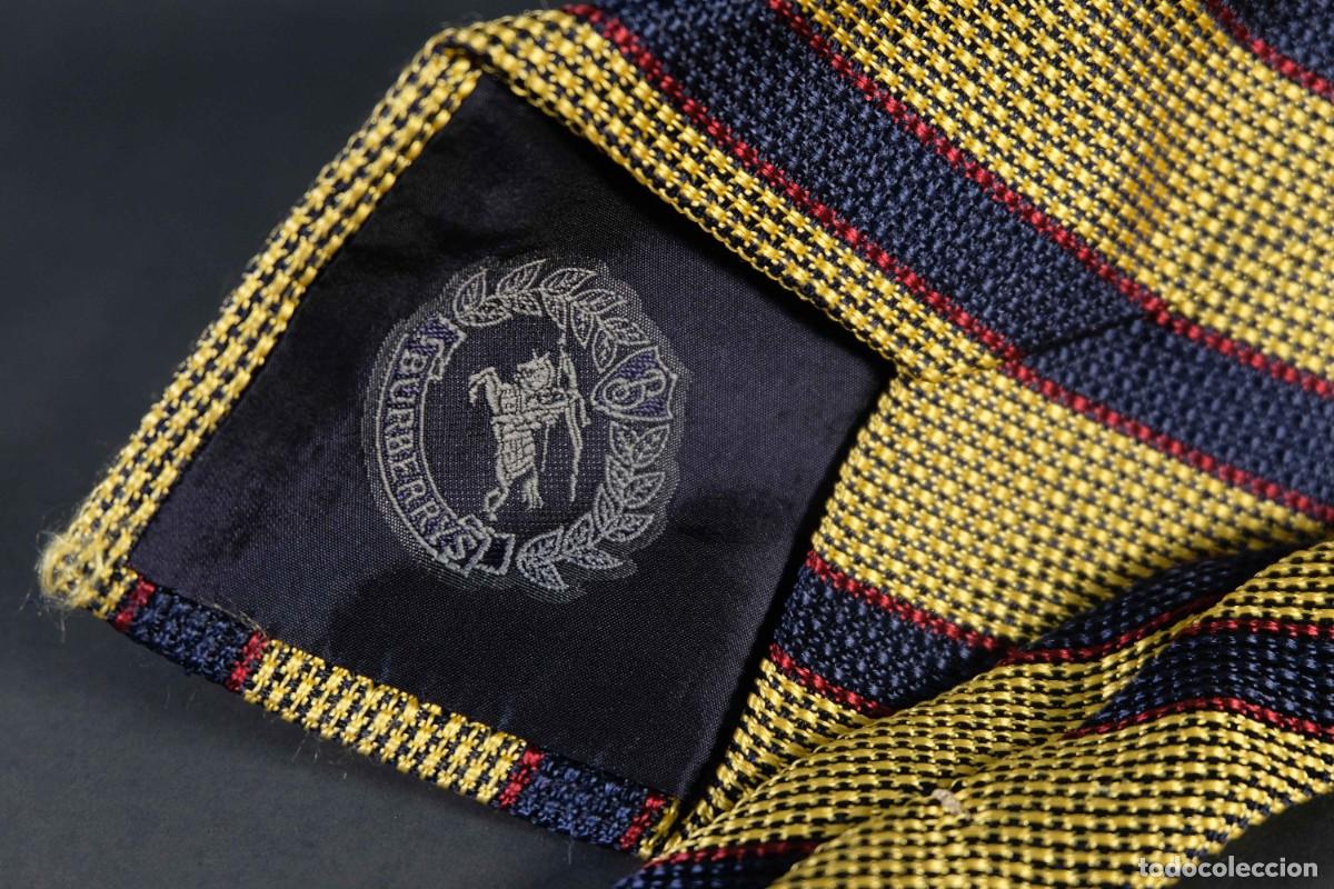 Vintage: Corbata 100% seda Burberrys - Foto 5