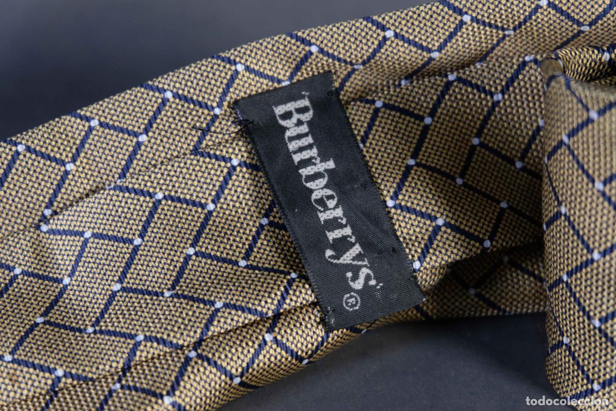 Vintage: Corbata 100% seda Burberrys - Foto 6