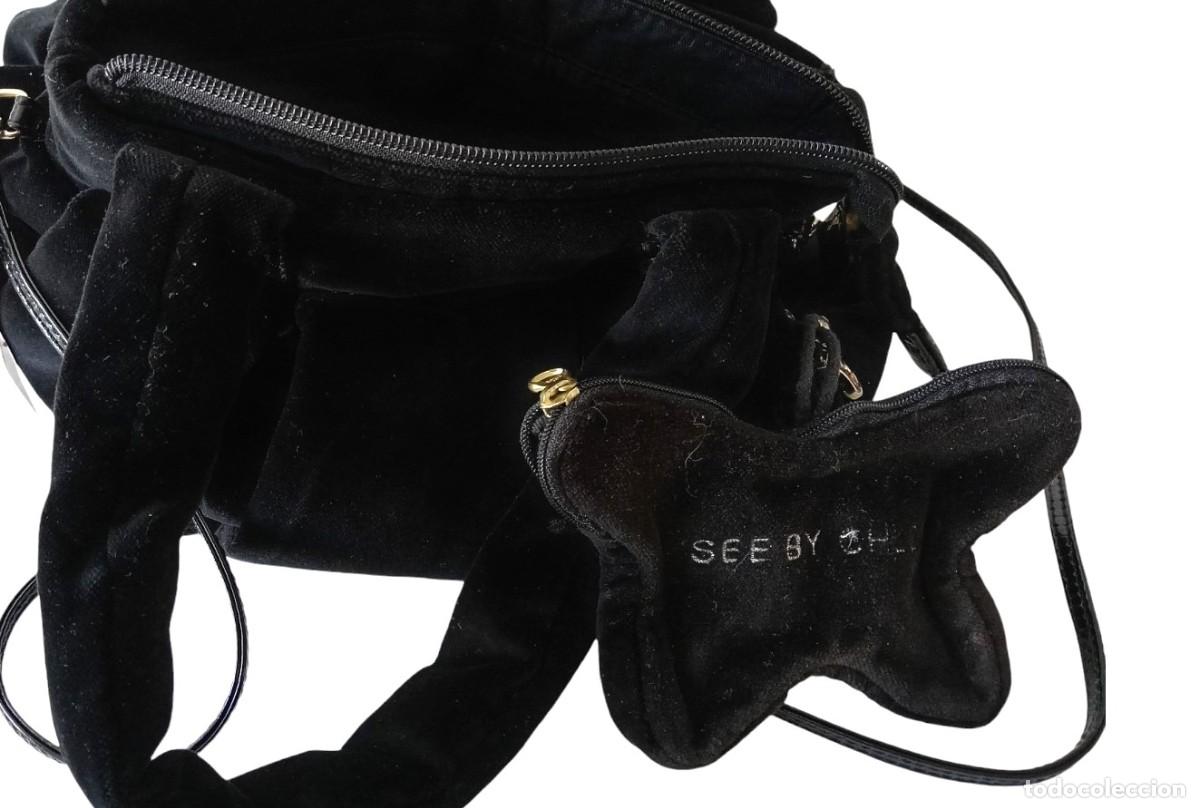 Vintage: Bolso de terciopelo de See By Chloe - Foto 4