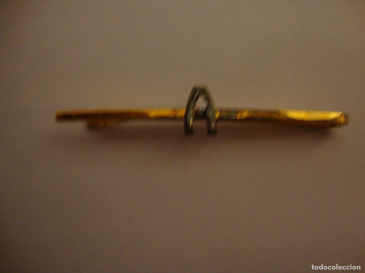 Vintage: MUY RARO SUJETADOR DE CORBATA ANTIGUO - Foto 1
