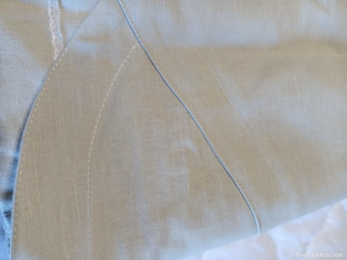 Vintage: Falda recta con cintur&oacute;n. 54% lino. Talla 44. - Foto 4