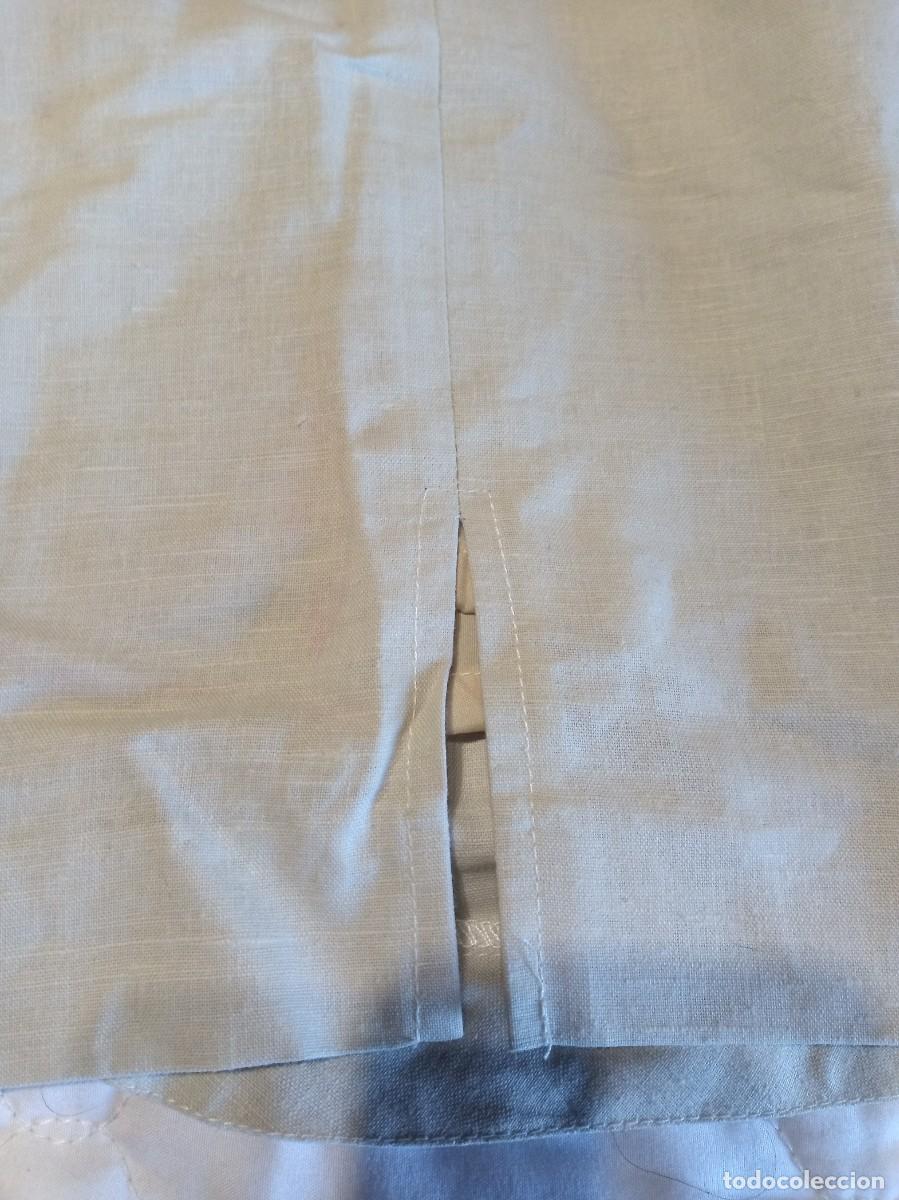 Vintage: Falda recta con cintur&oacute;n. 54% lino. Talla 44. - Foto 8