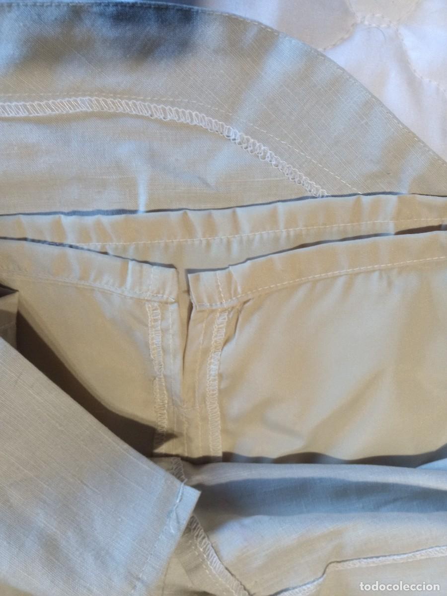 Vintage: Falda recta con cintur&oacute;n. 54% lino. Talla 44. - Foto 9