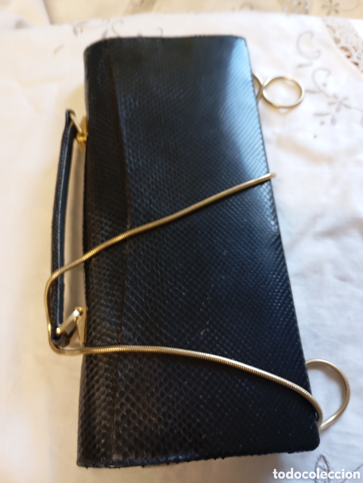 Vintage: Bolso piel de serpiente - Foto 4