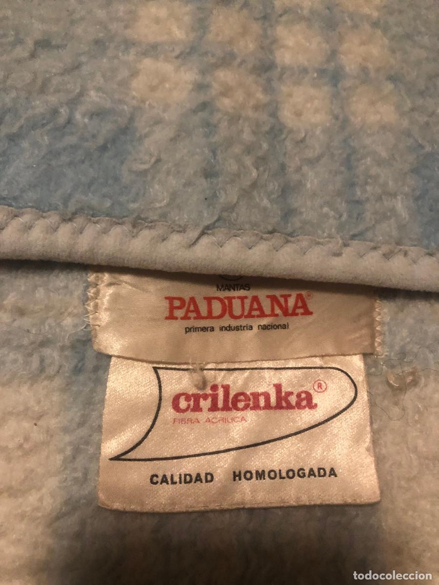 Vintage: MANTA PARA BEBE-PADUANA- - Foto 2