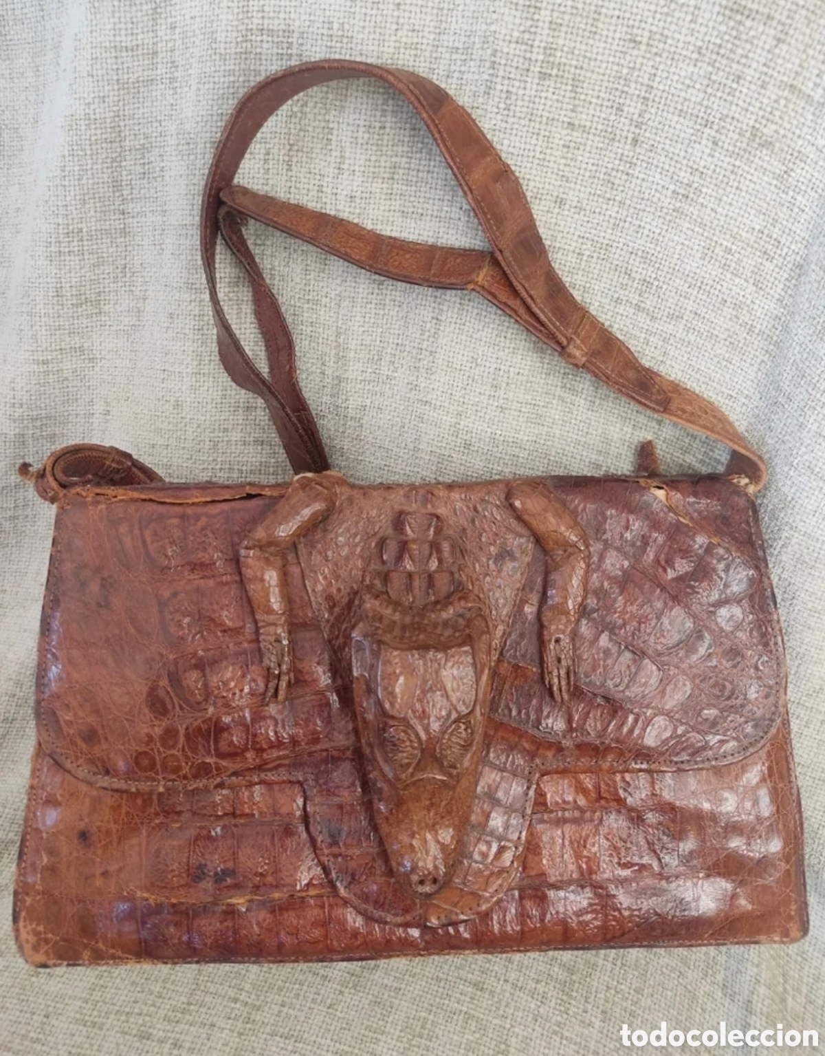 Vintage: Bolso vintage cocodrilo - Foto 2