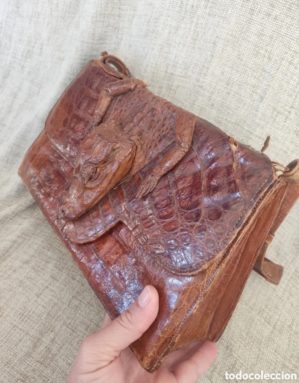 Vintage: Bolso vintage cocodrilo - Foto 3