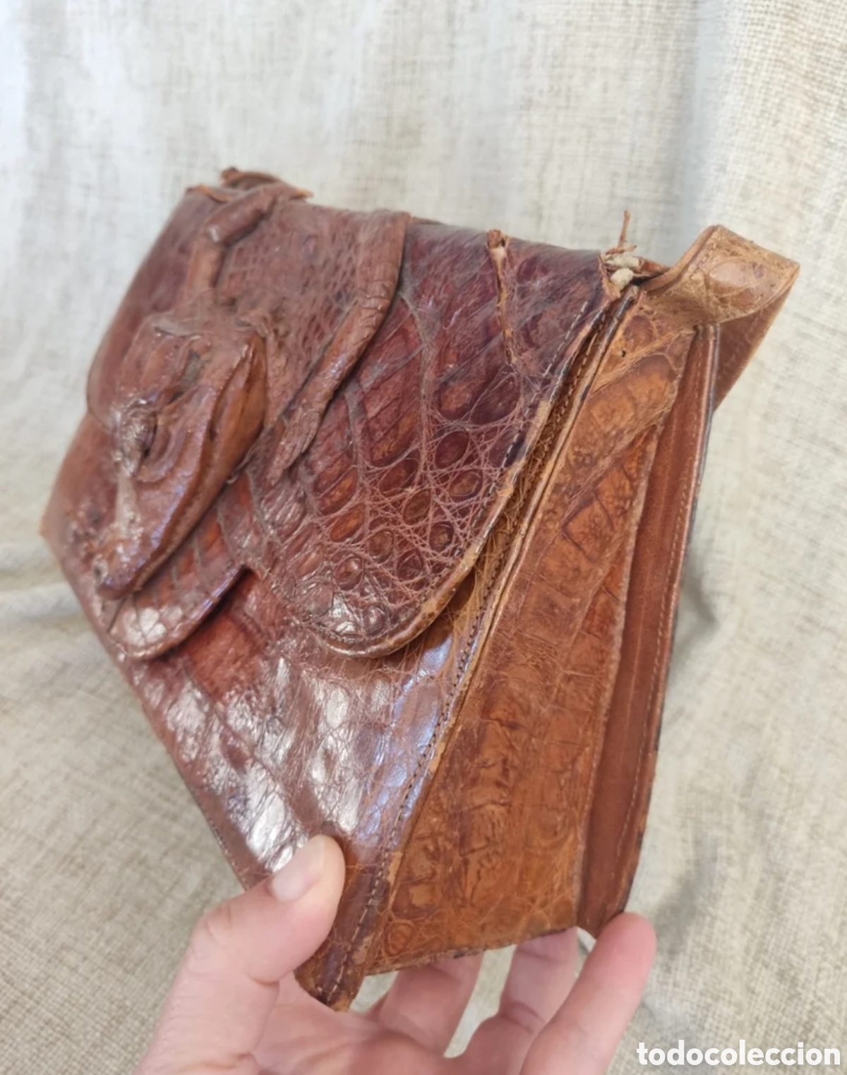 Vintage: Bolso vintage cocodrilo - Foto 8