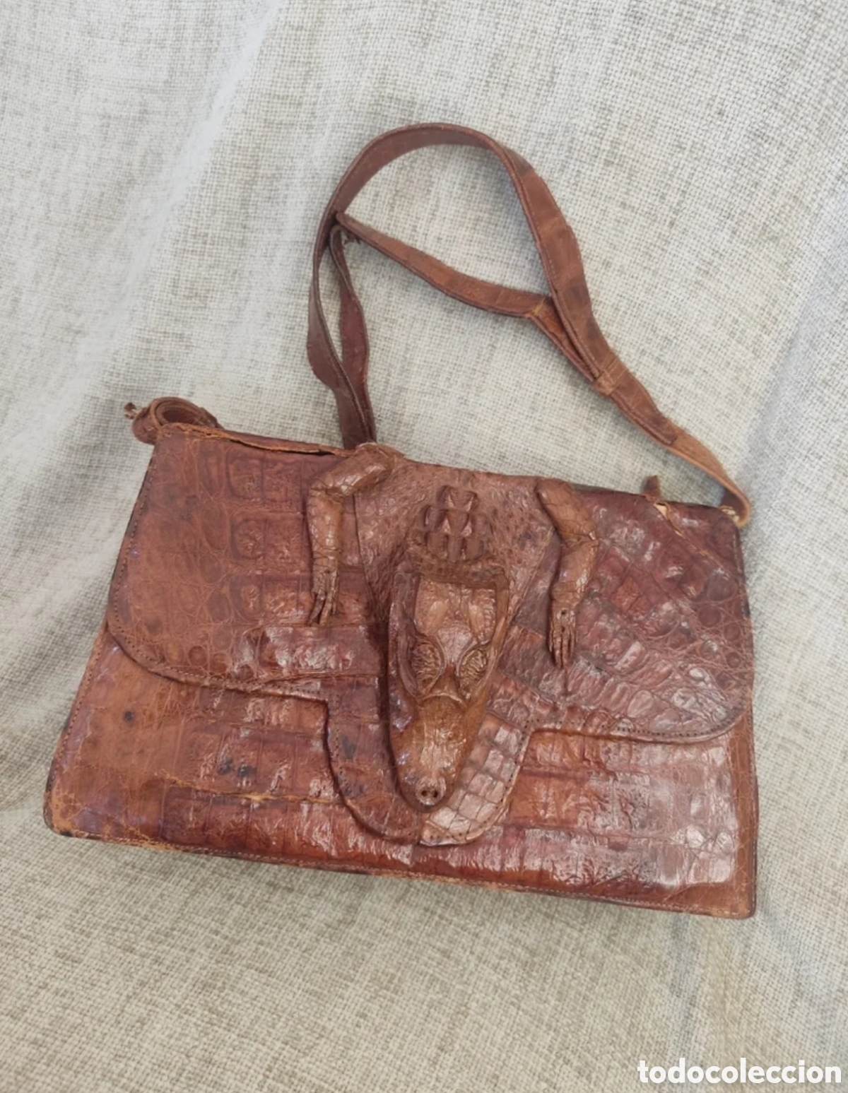 Vintage: Bolso vintage cocodrilo - Foto 1