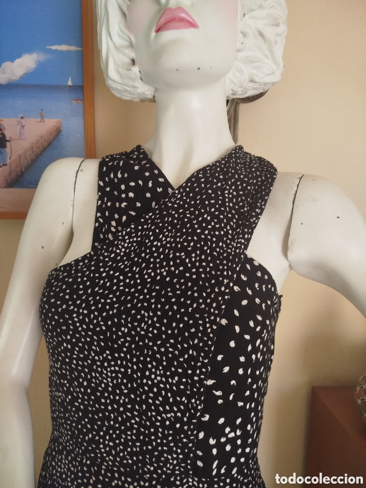 Vintage: Vestido lunares Oysho - Foto 2