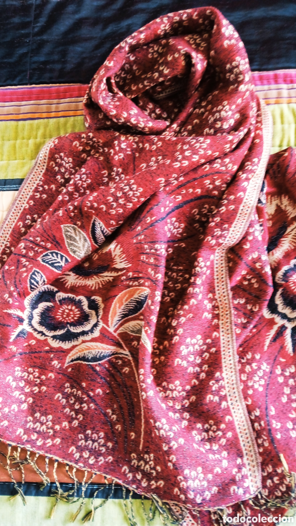 Vintage: Pa&ntilde;oleta mujer grande estampado floral - Foto 2