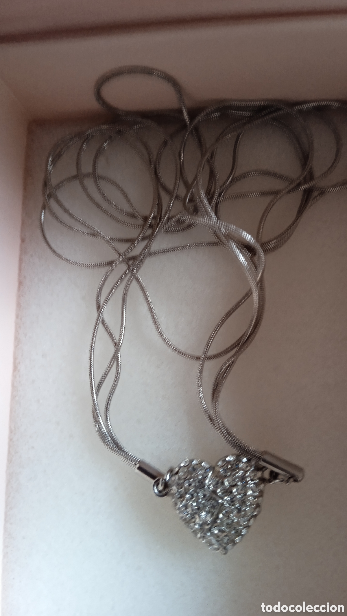 Vintage: Collar coraz&oacute;n imantado con caja imantada y rosas - Foto 10