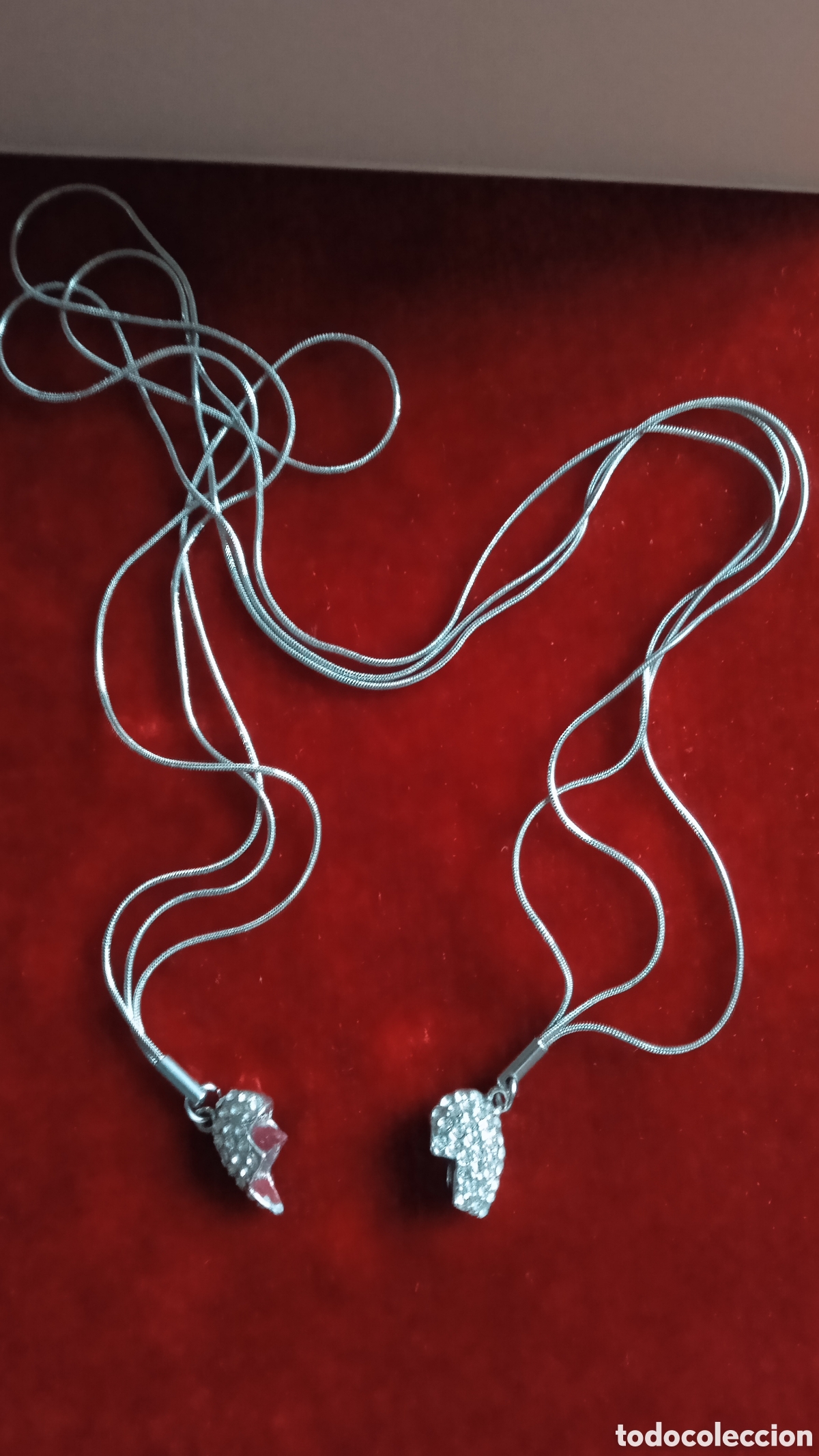 Vintage: Collar coraz&oacute;n imantado con caja imantada y rosas - Foto 15