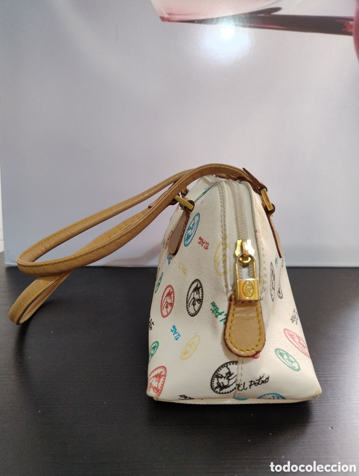 Vintage: Bolso de mano el potro de piel - Foto 3