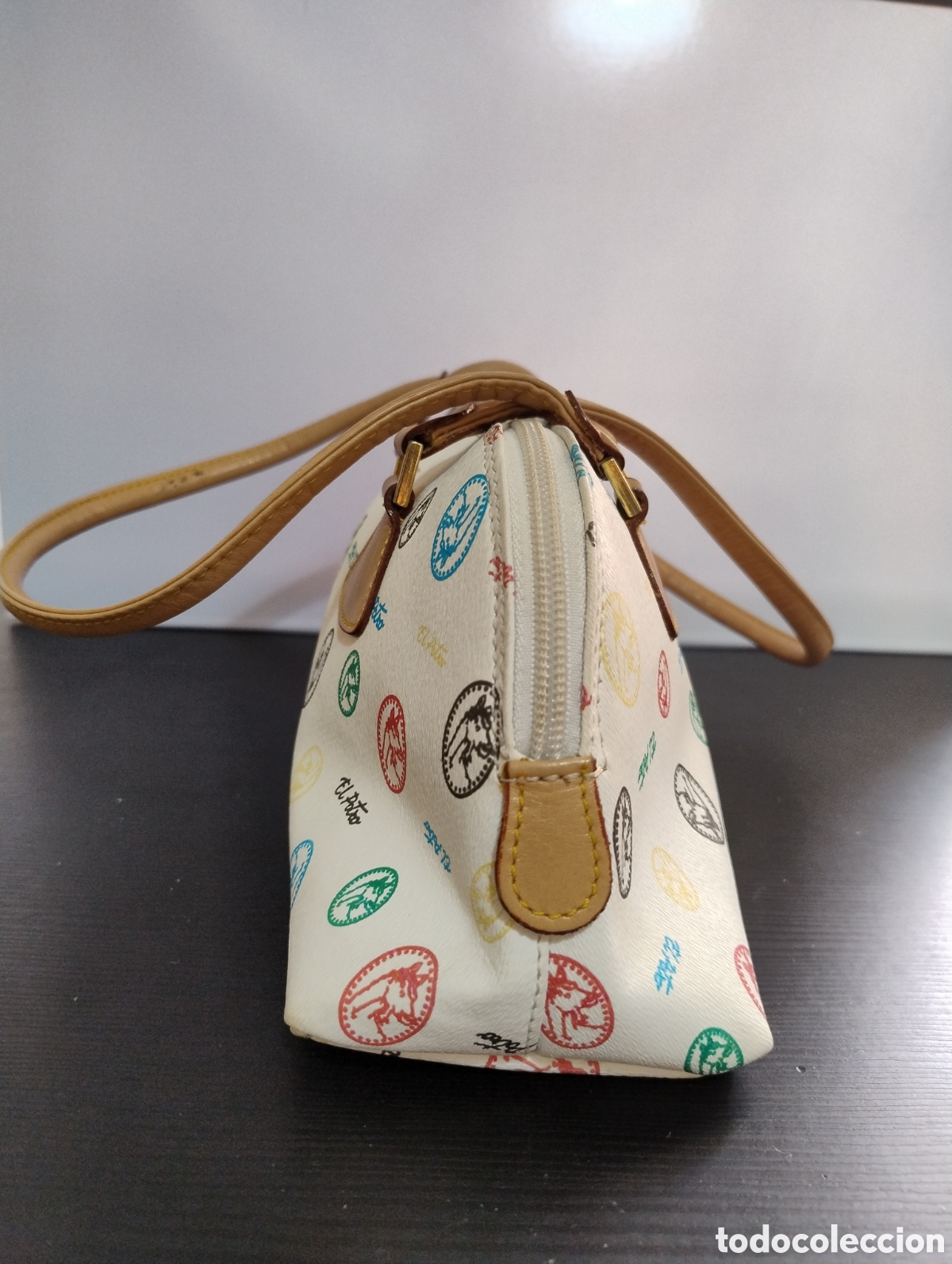 Vintage: Bolso de mano el potro de piel - Foto 4