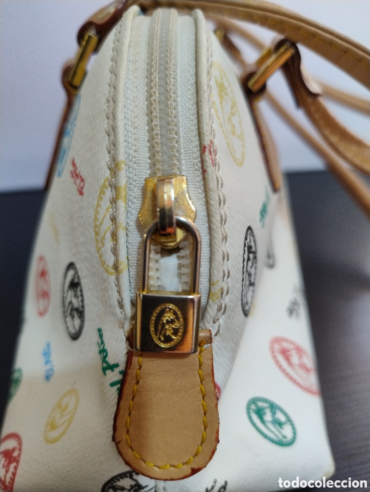 Vintage: Bolso de mano el potro de piel - Foto 6