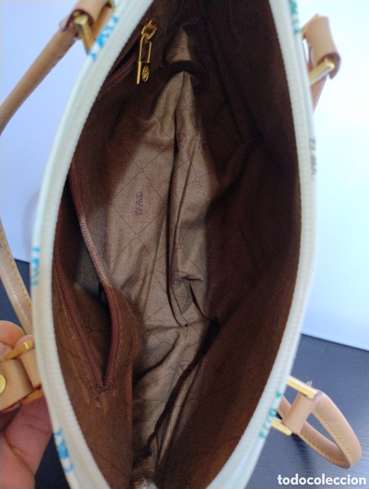 Vintage: Bolso de mano el potro de piel - Foto 8