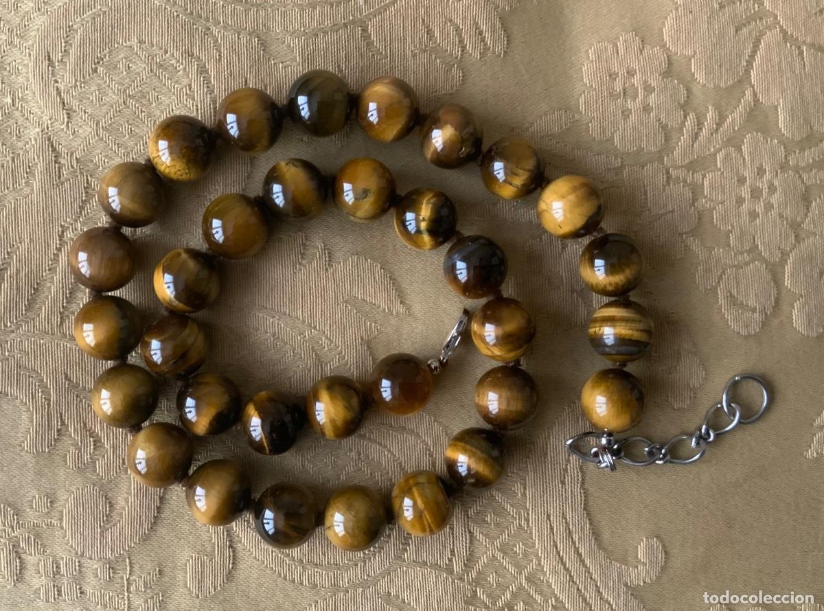 Vintage: COLLAR GARGANTILLA OJO DE TIGRE - Foto 7
