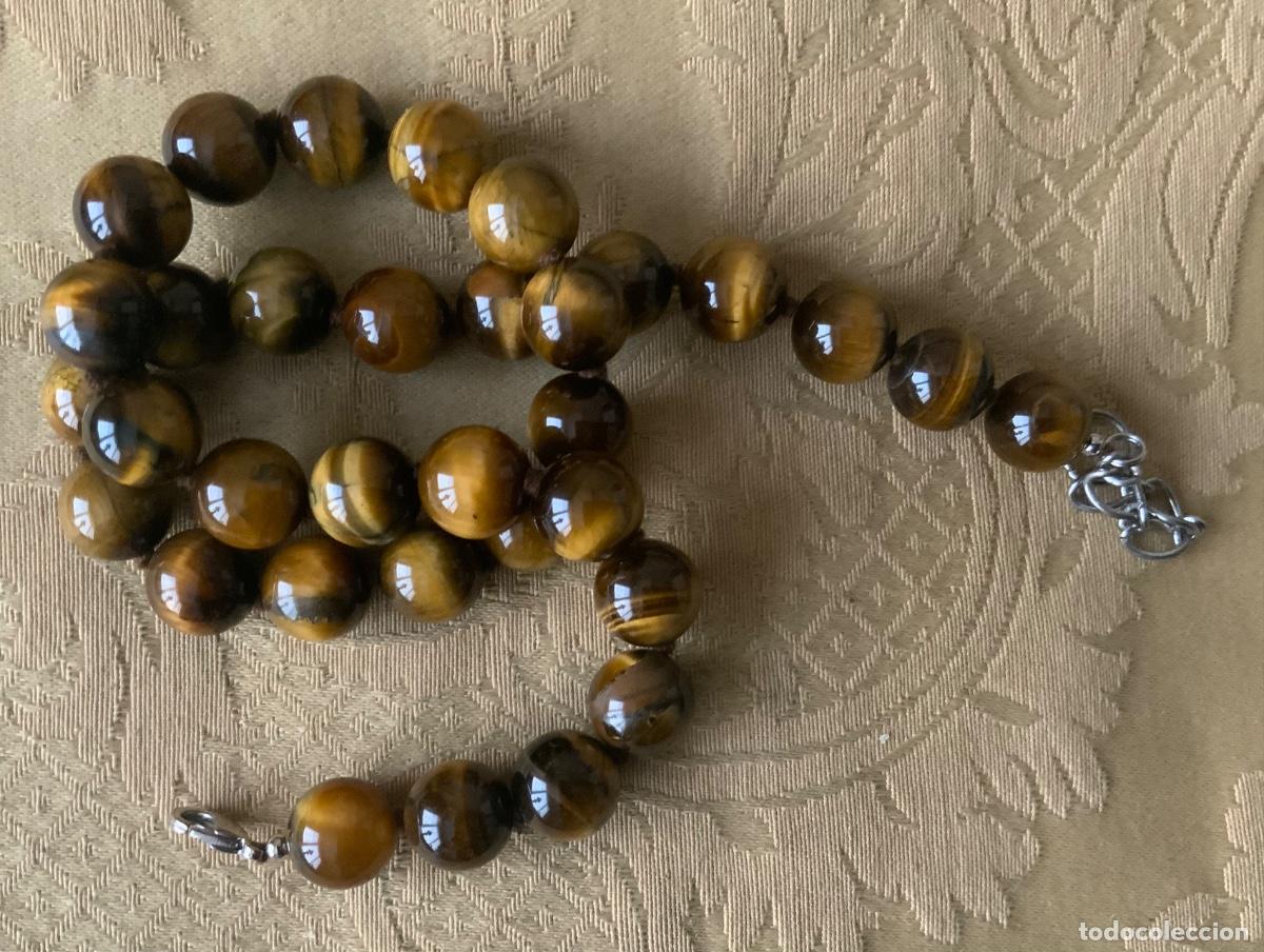 Vintage: COLLAR GARGANTILLA OJO DE TIGRE - Foto 8