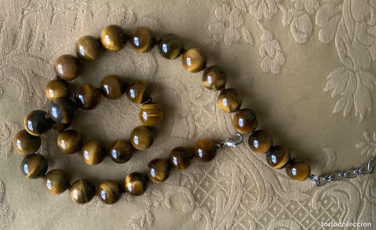 Vintage: COLLAR GARGANTILLA OJO DE TIGRE - Foto 9