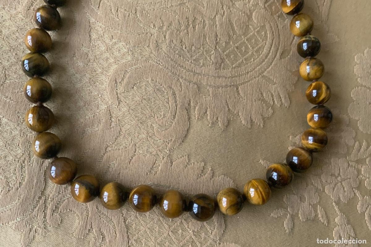 Vintage: COLLAR GARGANTILLA OJO DE TIGRE - Foto 10