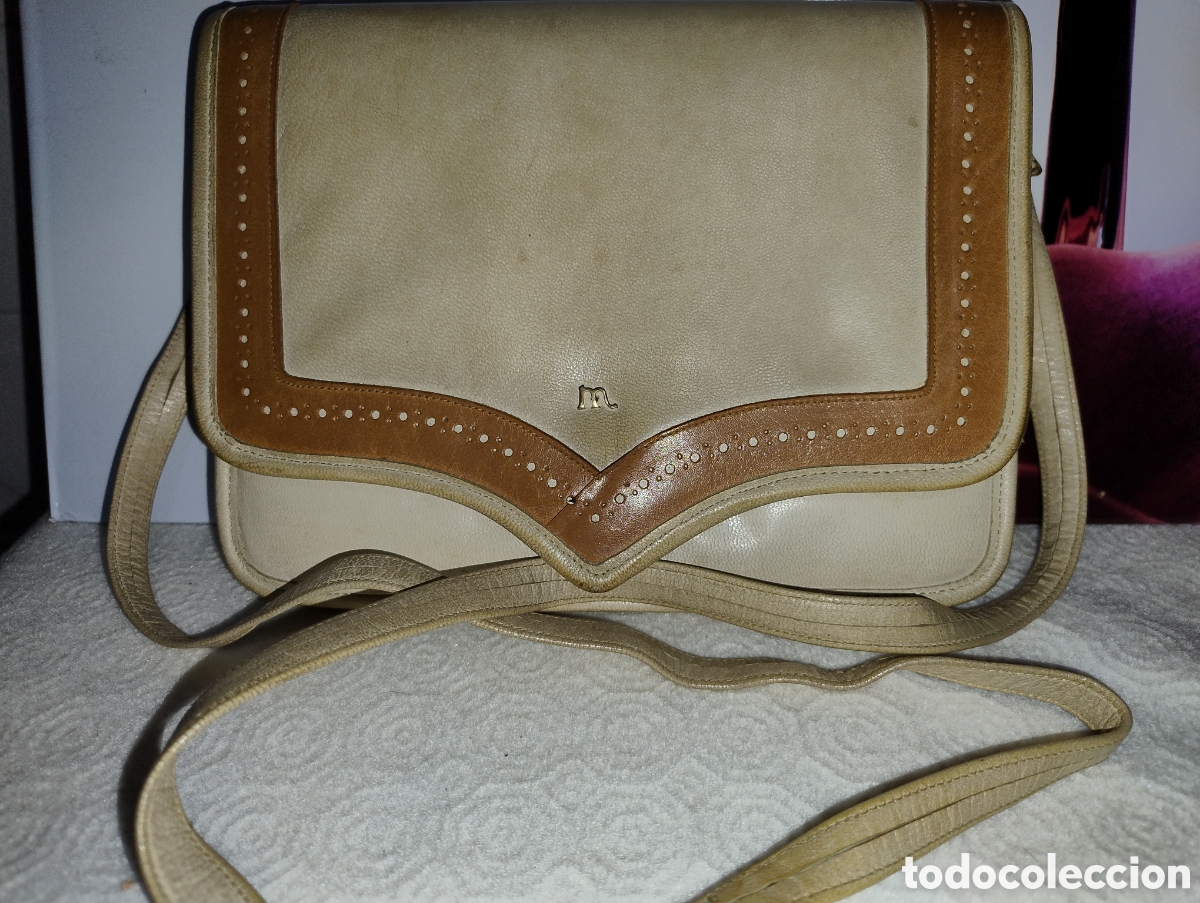 Vintage: Bolso de piel antiguo de mujer - Foto 1