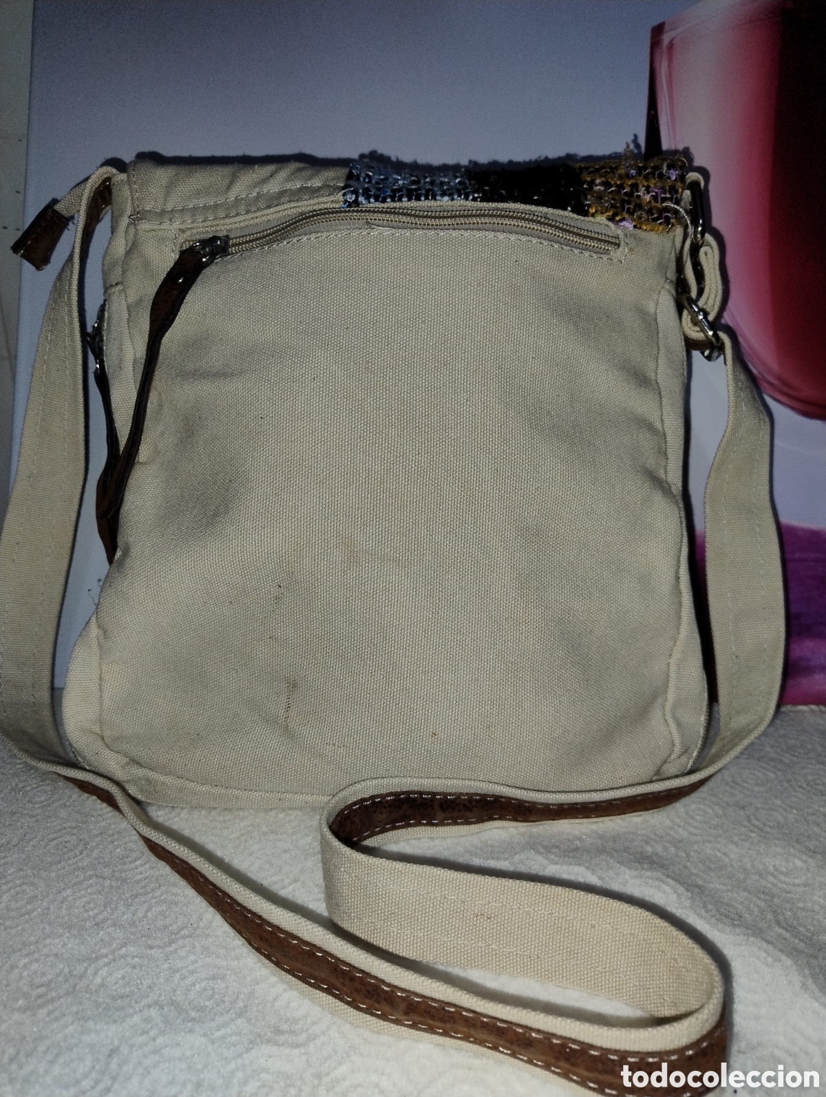Vintage: Bandolera de mujer algodon - Foto 2