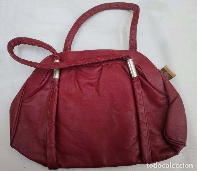 Vintage: BOLSO ROJO DE PIEL PARA MUJER - Foto 1