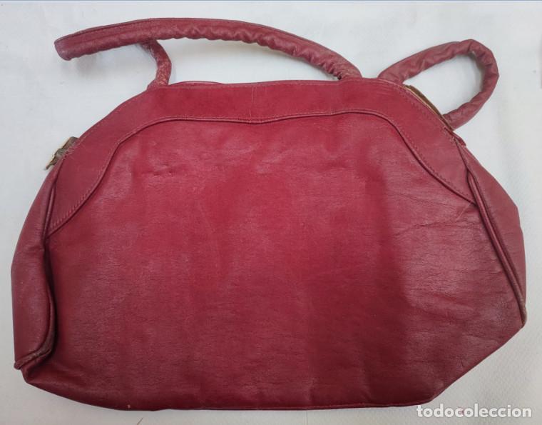 Vintage: BOLSO ROJO DE PIEL PARA MUJER - Foto 2