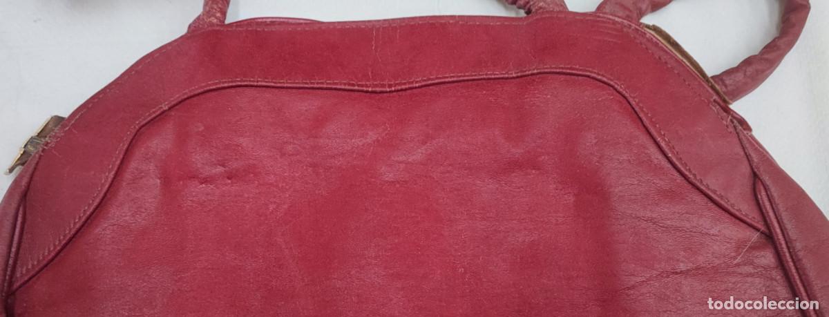 Vintage: BOLSO ROJO DE PIEL PARA MUJER - Foto 3