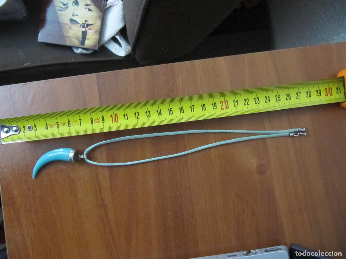 Vintage: COLGANTE CUERNO TURQUESA - Foto 6