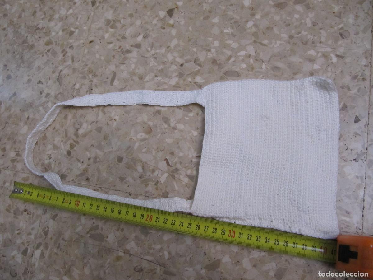 Vintage: BOLSO PEQUE&Ntilde;O DE GANCHILLO - Foto 4