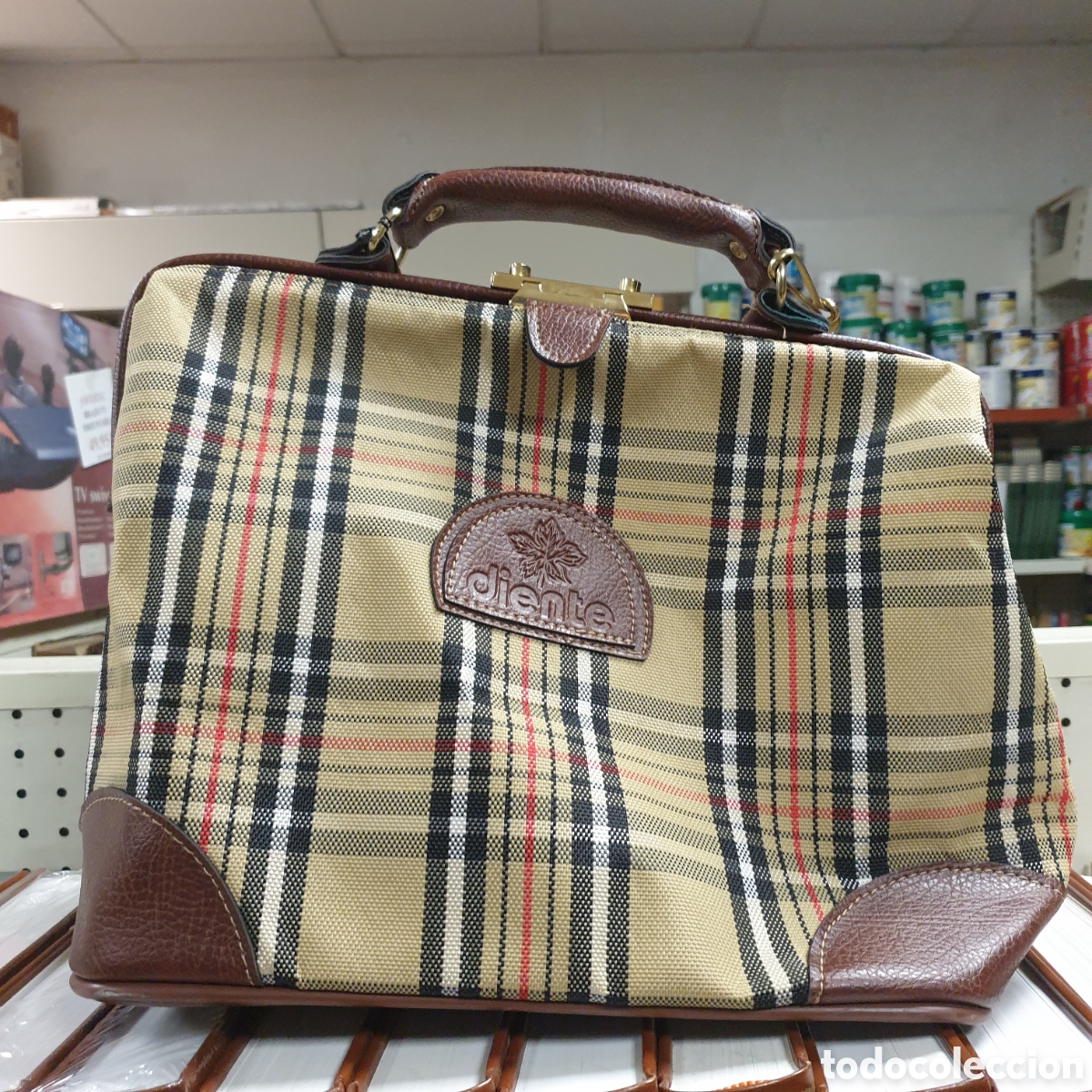 Vintage: Bolso viaje VINTAGE DIENTE - Foto 1