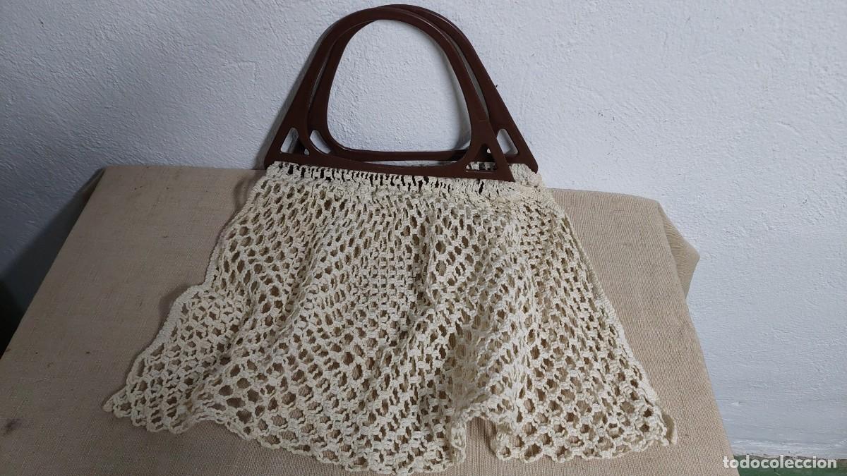 Vintage: Bolso vintage de la compra a ganchillo - Foto 1