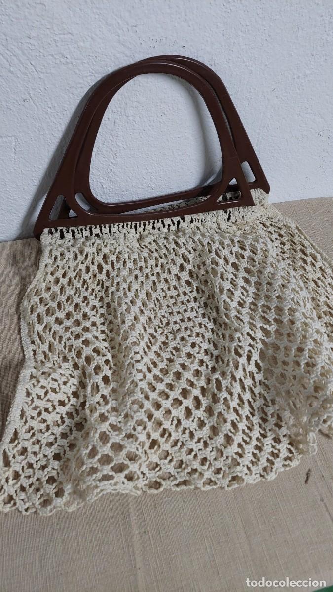 Vintage: Bolso vintage de la compra a ganchillo - Foto 2