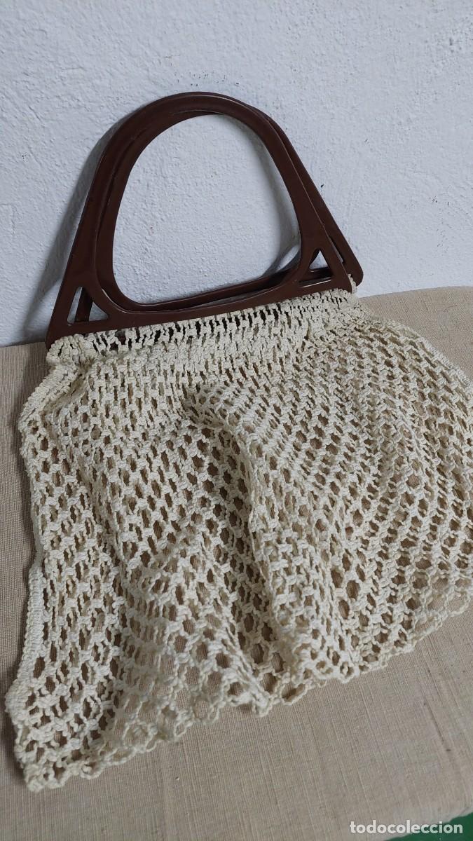 Vintage: Bolso vintage de la compra a ganchillo - Foto 3