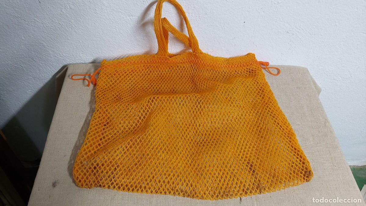 Vintage: Bolso vintage de la compra a ganchillo plastico - Foto 1